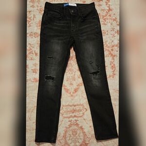 Black Distressed Men's Jeans